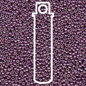 Duracoat Galvanized Eggplant Miyuki Seed Beads 15/0