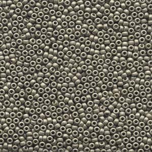 Duracoat Galvanized Matte Light Pewter Miyuki Seed Beads 11/0