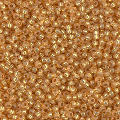 Duracoat Silver-Lined Maize Miyuki Seed Beads 11/0