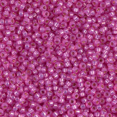 Duracoat Silver-Lined Dusty Rose Miyuki Seed Beads 11/0