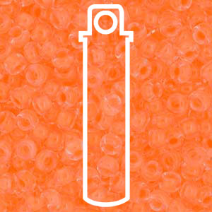 Luminous Creamsicle Miyuki Seed Beads 6/0