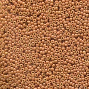 Duracoat Opaque Dyed Creamy Coral Miyuki Seed Beads 11/0