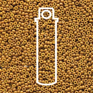 Duracoat Opaque Dyed Yellow Olive Miyuki Seed Beads 15/0