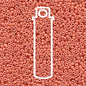 Duracoat Opaque Dyed Light Pink Miyuki Seed Beads 15/0