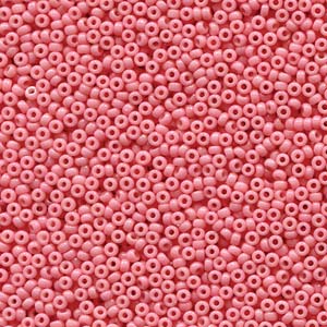Duracoat Opaque Dyed Pink Miyuki Seed Beads 11/0