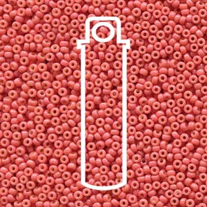 Duracoat Opaque Dyed Rose Miyuki Seed Beads 15/0