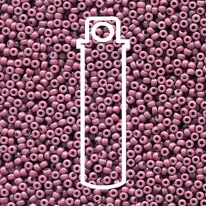 Duracoat Opaque Dyed Mauve Miyuki Seed Beads 15/0