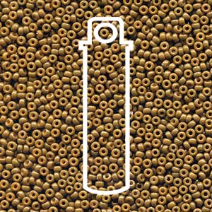 Duracoat Opaque Dyed Topaz Miyuki Seed Beads 15/0
