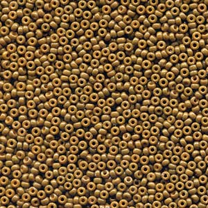Duracoat Opaque Dyed Topaz Miyuki Seed Beads 11/0
