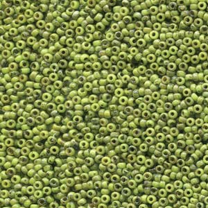 Picasso Chartreuse Miyuki Seed Beads 11/0