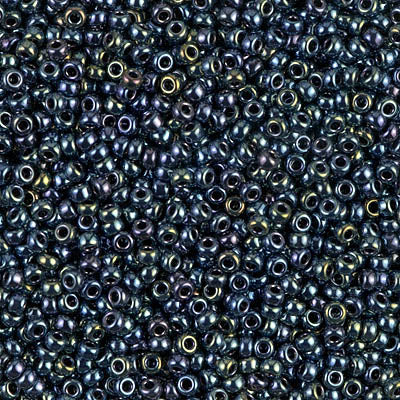 Gunmetal Iris Miyuki Seed Beads 11/0
