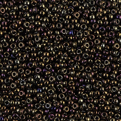 Metallic Iris Brown Miyuki Seed Beads 11/0