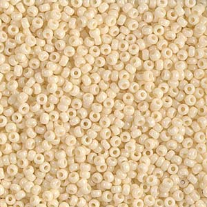 Opaque Dark Cream Miyuki Seed Beads 11/0