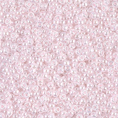 Pale Pink Ceylon Miyuki Seed Beads 11/0