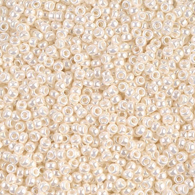 Ivory Ceylon Miyuki Seed Beads 11/0