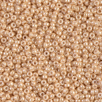 Dark Beige Ceylon Miyuki Seed Beads 11/0