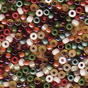 Mix Earth tone Miyuki Seed Beads 11/0