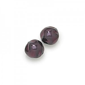 Czech Glass Baroque Pearls Eggplant 4mm