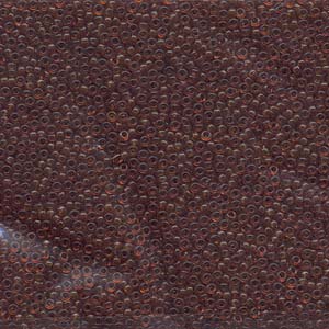 Transparent Dark Topaz Miyuki Seed Beads 15/0