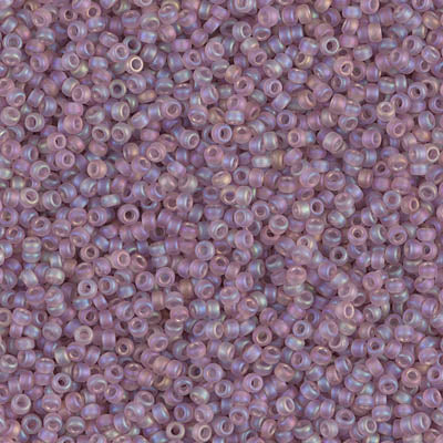 Matte Light Amethyst AB Miyuki Seed Beads 15/0