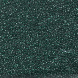 Transparent Emerald Miyuki Seed Beads 15/0