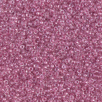 Sparkling Rose Lined Crystal Miyuki Seed Beads 15/0