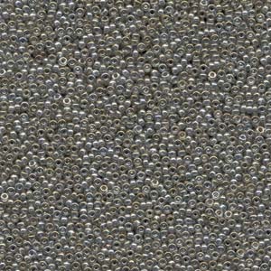Gold Grey Luster Miyuki Seed Beads 15/0