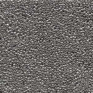 Palladium Plated Miyuki Seed Beads 15/0