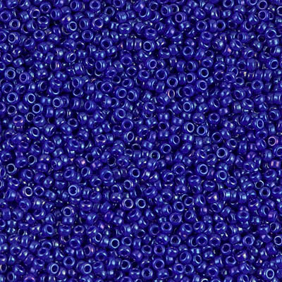 Opaque Cobalt Luster Miyuki Seed Beads 15/0