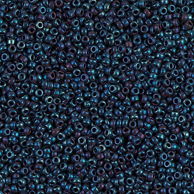 Metallic Blue Iris Miyuki Seed Beads 15/0