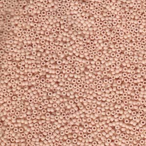 Matte Opaque Blush Miyuki Seed Beads 15/0