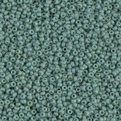 Matte Seafoam Luster Miyuki Seed Beads 15/0