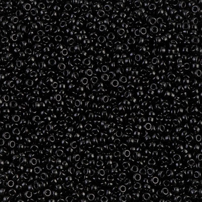 Black Miyuki Seed Beads 15/0
