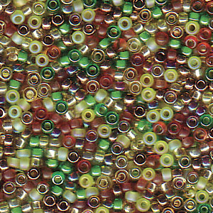 Mix Earthtone Miyuki Seed Beads 15/0