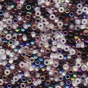 Mix Pebblestone Miyuki Seed Beads 15/0