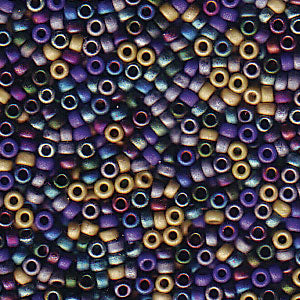 Mix Matte Heavy Metals Miyuki Seed Beads 15/0