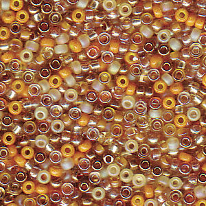 Mix Gold Medley Miyuki Seed Beads 15/0