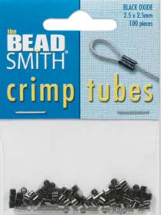Crimp Tube 2.5x2.5MM Black Oxide