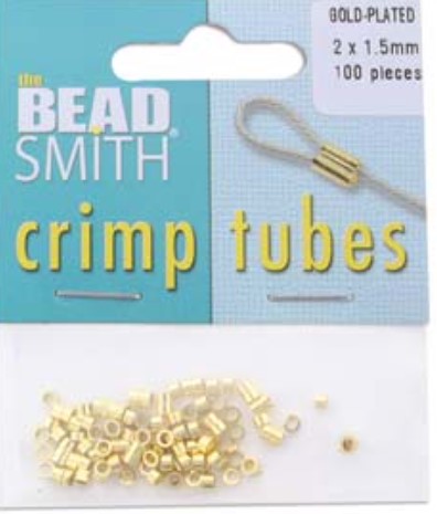 Crimp Tube 2x1.5MM Silver Plate