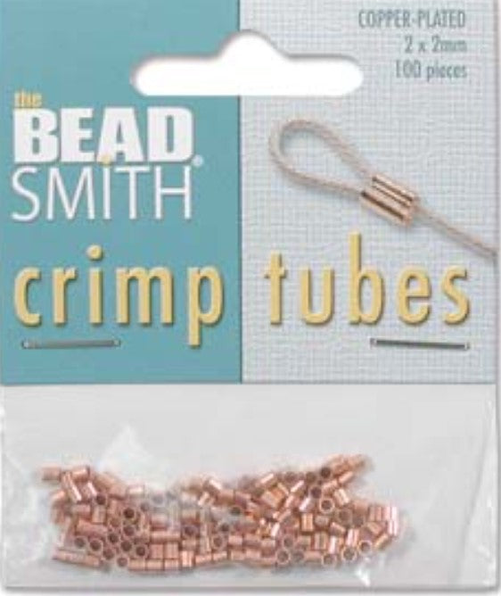 Crimp Tube 2x2MM Copper Plated