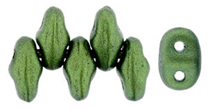 MINIDUO 2x4MM GOLD SHINE - GREEN
