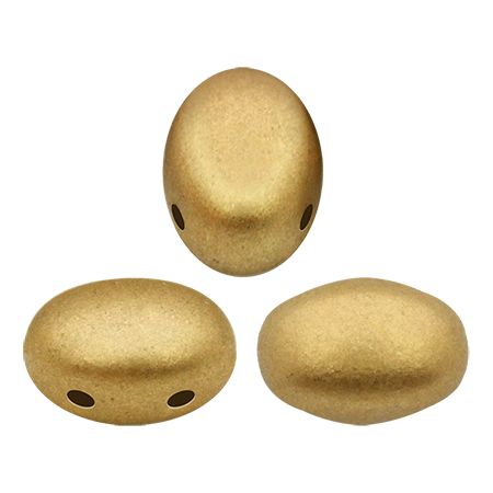 Light Gold Matte Samos par Puca Beads