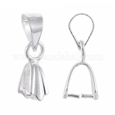 Silver Plate Pinch Pail 10x5x3mm