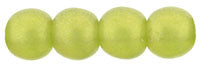 4mm Druk SUEDE GOLD OLIVINE