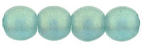 4mm Druk SUEDE GOLD LT TEAL