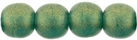 4mm Druk SUEDE GOLD TEAL