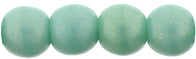 4mm Druk SUEDE GOLD TURQUOISE