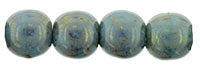 4mm Druk PINK/TOPAZ LSTR TURQUOISE
