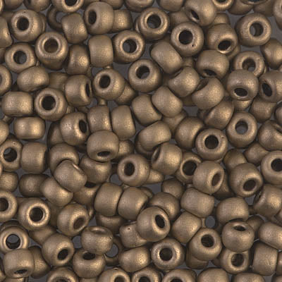 Metallic Matte Bronze Miyuki Seed Beads 6/0