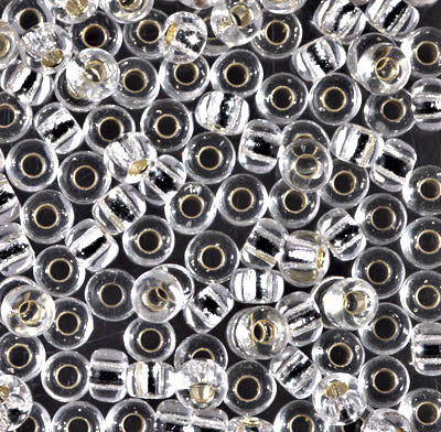 Silver-Lined Crystal Miyuki Seed Beads 6/0